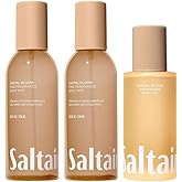 Saltair Body Oil and 2-Pack Body Mist Set – Hydrating After-Shower Moisturizer and Fine Fragrance Perfume Mist - Santal Bloom Scent