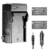 Neewer 2600mAh Li-ion Battery and Charger Kit for Neewer CN-160,CN-216,CN-126 CN-304 LED Light and Sony HandyCams,Nanguang, Polaroid Lights Using NP-F550/F570/F530 Batteries