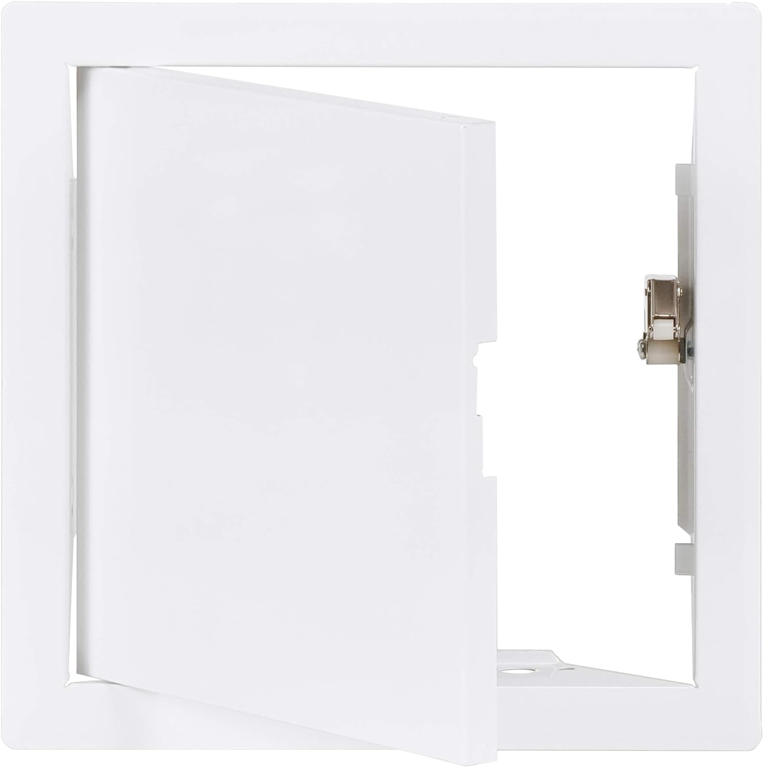 Steinberg14 White 20x20 cm / 8x8 inch Metal Access Panel - Access Door with Touch Latch Lock