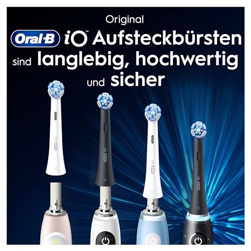 iO Aufsteckbürsten Ultimative Reinigung, Schwarz, 8 Stück