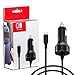 Zeato High Speed Car Charger for Nintendo Switch with Charging Cable - Black