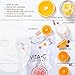 Vivo Per Lei Vitamin C Sheet Mask - Moisturizing Face Mask for Anti Aging - Hydrating Face Mask with Collagen - Vitamin C Mask from (1 Pack)
