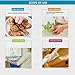 Rayhee 500 Pcs Plastic Disposable Gloves - Food Prep Gloves, Transparent, One Size Fits Most