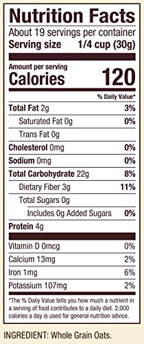 Whole Grain Oat Flour, 20 Ounce (Pack of 4)