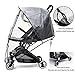 Stroller Rain Cover & Mosquito Net,Universal Baby Jeep Stroller , Protection Against Mosquitos,Clear Windproof Waterproof,Travel Umbrella Cover for Pram,Outdoor Use (Air Holes)