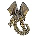Design Toscano Steampunk Gothic Gear Dragon Statue, Bronze
