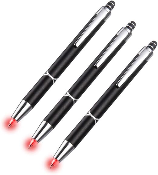 Lighted Tip Pen LED Penlight Light Up Pen Light Ballpoint Pen with