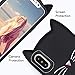 Joyleop Case for iPhone XS Max,Cartoon Soft Silicone Cute 3D Fun Cool Cover,Kawaii Unique Kids Girls Lady Cases,Animal Character Rubber Skin Shockproof Protector Cases for iPhone Xs Max 6.5” Black Cat
