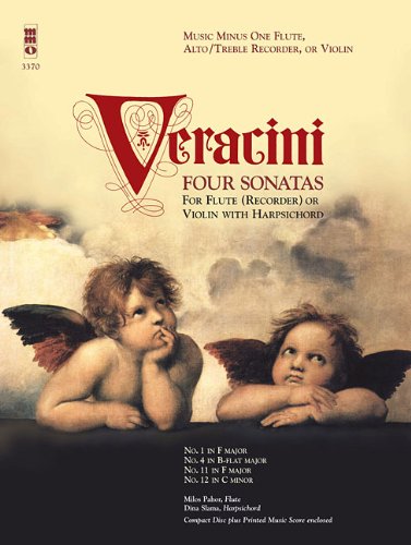 Veracini - Four Sonatas: Music Minus One Flute, Alto/Treble Recorder, or Violin (Music Minus One (Numbered))