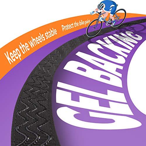 BougeRV 4 PCs 30'' Bike Rack Straps Bicycle Wheel Stabilizer Adjustable