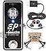 Xotic EP Booster Mini EQ Effects Pedal Bundle with Blucoil Slim 9V 670ma Power Supply AC Adapter, 2-Pack of Pedal Patch Cables, and 4-Pack of Celluloid Guitar Picks