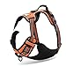 Chai's Choice Best Outdoor Adventure Dog Harness (Large, Orange)