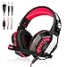Beexcellent 3.5mm Gaming Headset for PlayStation 4, Xbox One, PC, Laptops, Smartphones, RED
