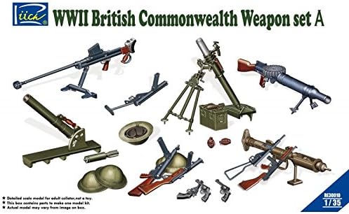 Riich Models RE30010-1/35 WWII British Commonwealth Weapon Set A