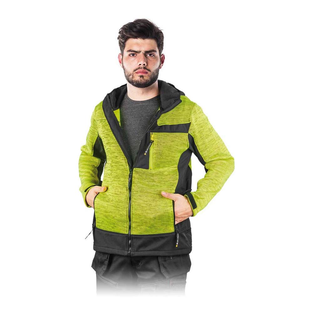 Leber&Hollman LH-Falke_Ybl Protective Jacket, Yellow-Black, Large Size