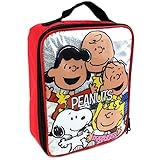 Peanuts Snoopy Soft Lunch Box (Peanuts Gang Red)