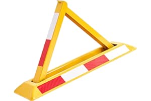 ZASCHMOY Triangular Parking Lock - Cold Rolled Steel Plate - Thickened Design - 30CM Height - High Strength Parking Space Loc
