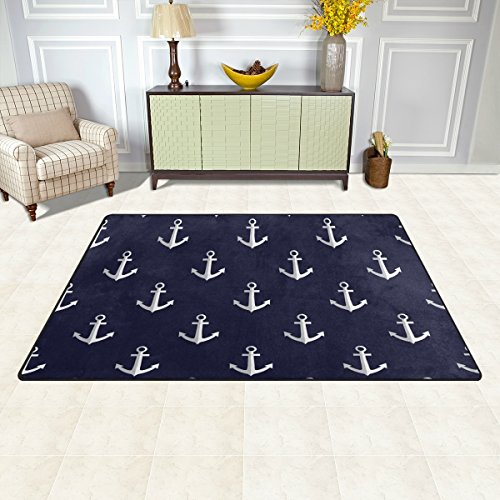 Sunlome-Sea-Style-Nautical-Anchor-Area-Rug-Rugs-Non-Slip-Indoor-Outdoor-Floor-Mat-Doormats-for-Home-Decor-60-x-39-inches Sunlome Sea Style Nautical Anchor Area Rug Rugs Non-Slip Indoor Outdoor Floor Mat Doormats for Home Decor 60 x 39 inches