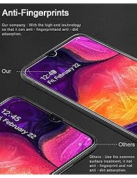Topace - Protector de pantalla para Samsung Galaxy A30 (cristal templado, dureza 9H, antiarañazos, sin burbujas), compatible con Samsung Galaxy A30 y Samsung Galaxy A50