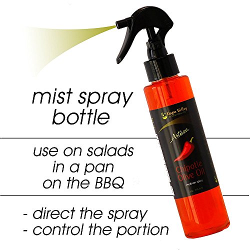 Napa Valley Olive Oil Chipotle Garlic Infused Spray Extra Virgin For