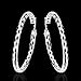 NYKKOLA 925 Sterling Silver Hoop Earrings Set for Women Hypoallergenic Chunky Open Big Huggie Hoop Elegant Jewelry Fashion Earrings for Birthday/Christmas Gifts for Teen Girls Women