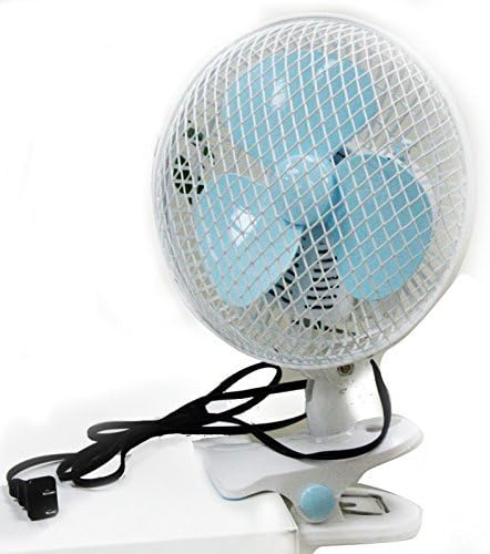 USA Premium Store 7" 2 SPEED OSCILLATING MULTI-USE FAN STAND UP, WALL MOUNT, OR CLIP ON 110v