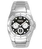Caravelle by Bulova Men's 43C29 Stainless Steel Bracelet Black Dial Watch