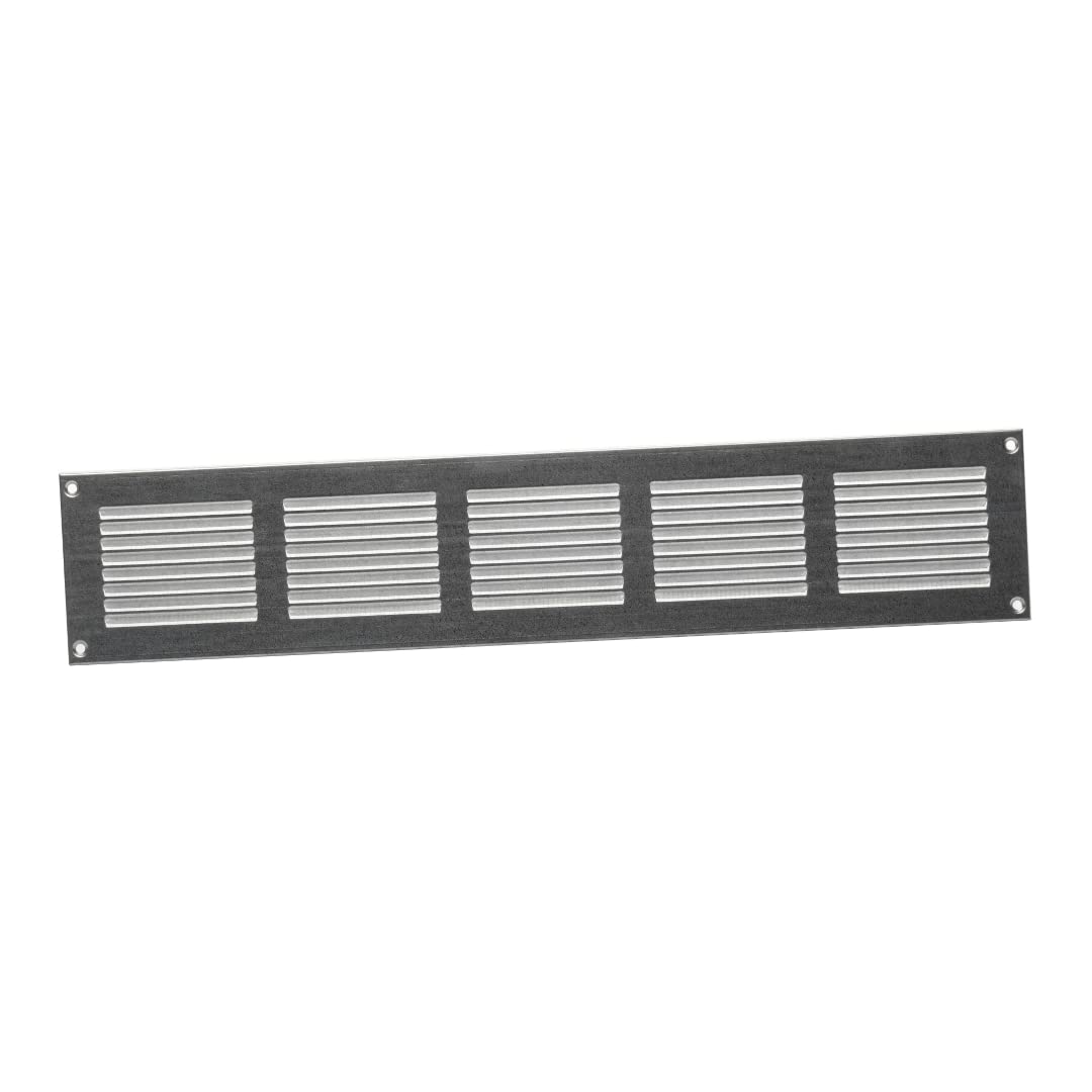 500x100mm / 20x4" inch Galvanised Metal Air Vent Grille Cover with Insect Mesh - Ventilation Cover โ image 1