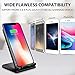 Wireless Charger, ELLESYE 3-Coil Qi Wireless Charger Stand Compatible iPhone X, iPhone 8/8 Plus, Galaxy Note 9/S9/S9 Plus/Note8/S8/S8 Plus/S7/S7 Edge/S6 Edge Plus, LG G6 and All QI-Enabled Devices