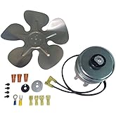 Genuine Edgewater Parts 800448, 830037 Evaporator Fan Motor compatiable with TR/UE Refrigerator 9 Watts 115 Volts Heavy Duty Industrial Motor