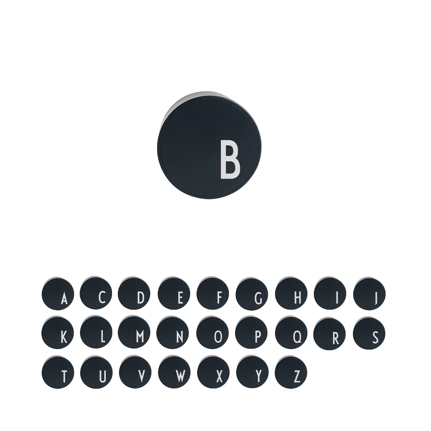 Design Letters MyCharger A-Z EU (Type C) B, BLACK