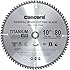 Concord Blades WCB1000T080HP 10-Inch 80 Teeth TCT General Purpose Hard & Soft Wood Saw Blade