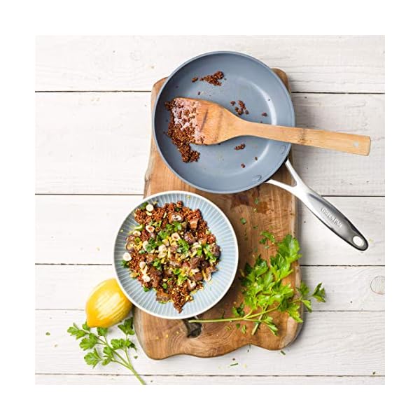 GreenPan-Chefs-Pan-Non-Stick-Toxin-Free-Ceramic-Pot-Induction-Oven-Safe-Cookware-20-cm2-Litre-Grey GreenPan Valencia Pro Hard Anodised Non-Stick 20 cm / 2 Litre Chef's Pan, PFAS-Free, Induction, Dishwasher Safe, Oven…