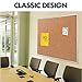 Quartet Standard Aluminum Frame Cork Bulletin Board, 60” x 36” (2305)