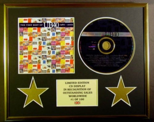 Limited Edition Cd Display/UB40/CD DISPLAY/LIMITED EDITION/COA/THE VERY BEST OF UB40 1980-2000