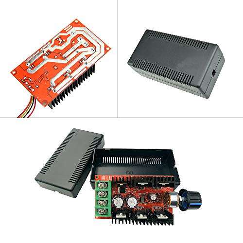 Comidox 1PCS 2000W 10-50V MAX 40A PWM DC Motor Speed Controller Governor HHO RC Controller Adjustable Variable Speed Switch
