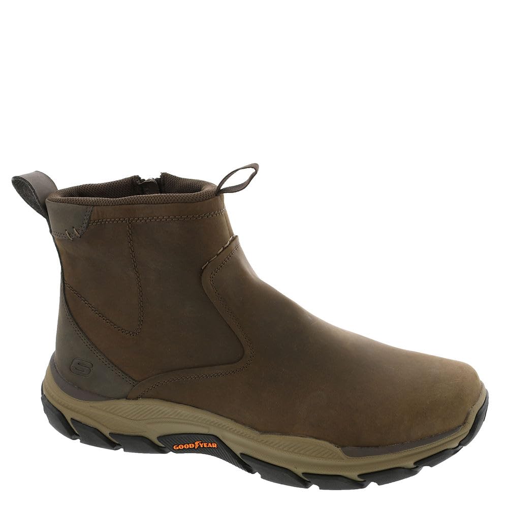 Photo 1 of Skechers USA Men's Men's Respected-Evanston Chelsea Boot, Cocoa, 11
