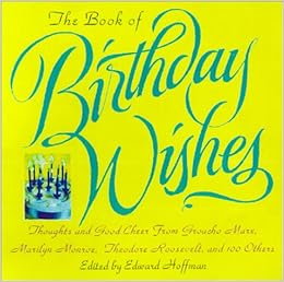 Buy The Book Of Birthday Wishes Thoughts And Good Cheer From
