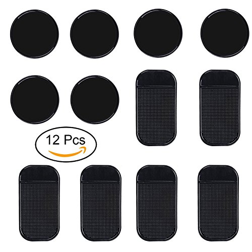 image for DOMIRE Sticky Cell Pad,12 Pieces Universal Easy Remove Non-Slip Gel Pa