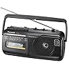 Panasonic RX-M40DE-K Mono Radio Recorder met cassettedeck, net- of batterijvoeding zwart
