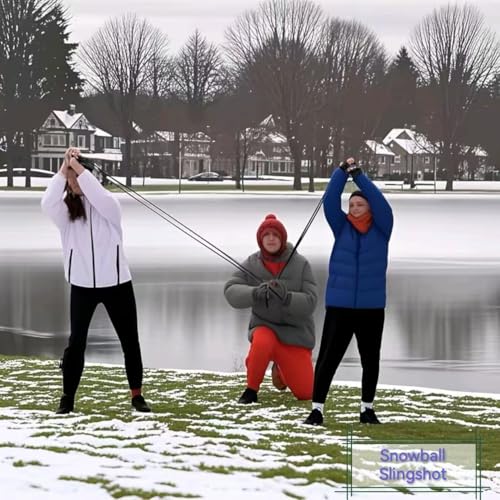 Water Balloon Slingshot Launcher 500 Yard For Adults, 3 Person Giant Backyard Slingshot, Heavey Duty T Shirt Launcher, Big slingshot Catapult Toys