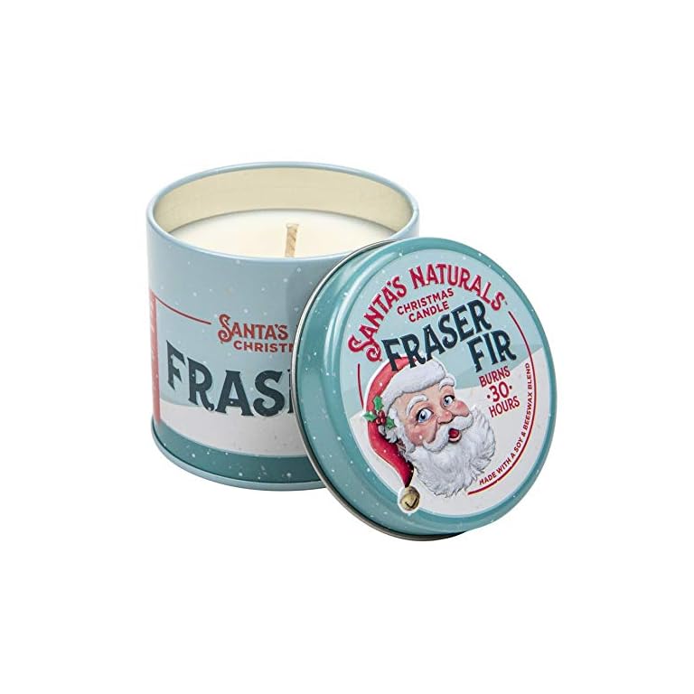 Santa's Naturals Fraser Fir Christmas Candle Fresh Cut Christmas Tree