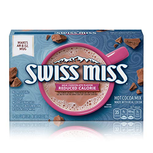 Swiss Miss Reduced Calorie Hot Cocoa Mix, 8 Packets - Image 7