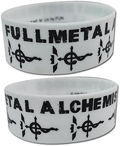 Fullmetal Alchemist: Flamel Cross Symbol Pvc Wristband