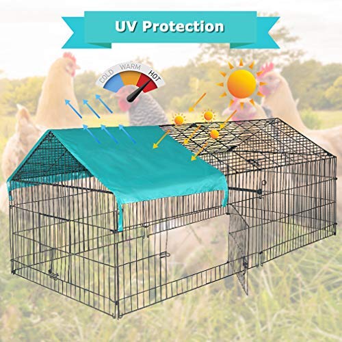 BMS Chicken Cage Pens Crate Chicken Coop Rabbit Cage Enclosure Exercise Pen Pet Playpen - Thumbnail 3