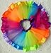 LYLKD Tulle Rainbow Tutu Skirt for Newborn Baby Girls 1st Birthday Photography Outfit Sets with Unicorn Headband. (Rainbow #1, S,0-24 Months)