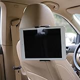 OUTAD Adjustable Car Seat Headrest Mount and Holder Apple ipad Series and Samsung Note, Motorola Xoom and 7’’ to 11’’ Tablets
