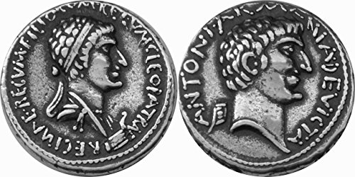 Golden Artifacts Roman Empire, Marc Antony & Cleopatra, Most Famous Romance, Roman Coins, Roman Empire (3-S)