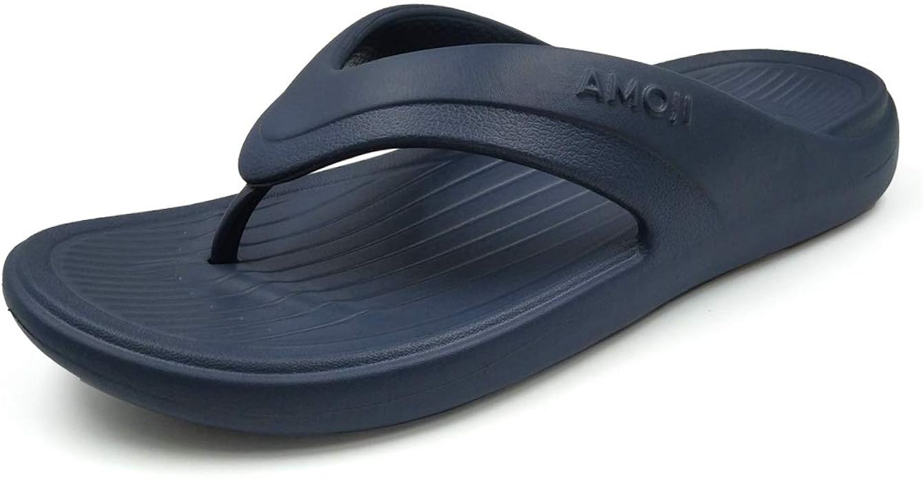 Amazon.com: Amoji Unisex Orthotic Flip Flops Arch Support Shower Slipper FF162: Shoes