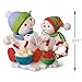 Hallmark 1595QX9335 Making Memories #10 Stringing Popcorn Keepsake Christmas Ornaments